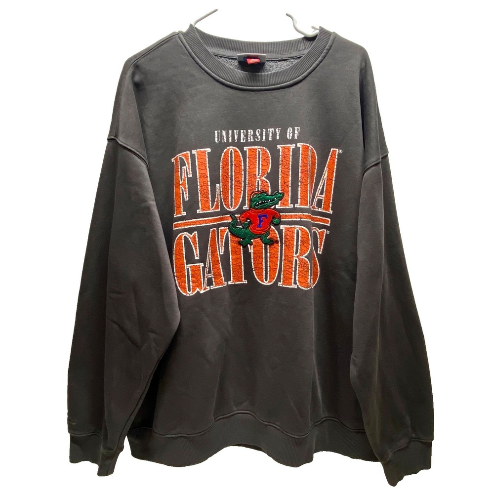 Florida Gators NCAA Sweatshirt Large Oversized College Football Mitch & Ness NWT